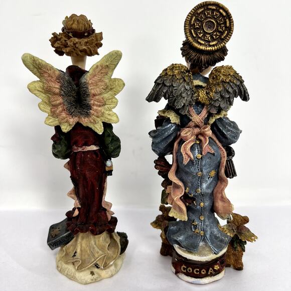 2 Boyds Bears Friends Folkstone Beatrice birthday Auntie Cocoa Angel VTG RARE - Picture 6 of 16